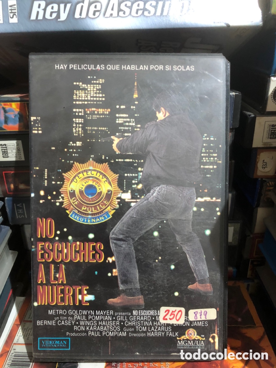 Cine: VHS V&Iacute;DEO CLUB NO ESCUCHES A LA MUERTE