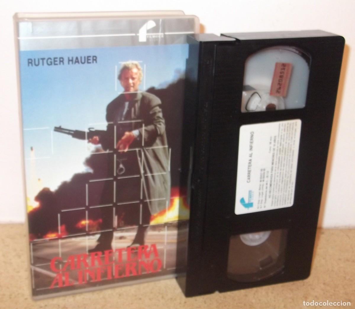 Cine: CARRETERA AL INFIERNO - VHS COMO NUEVO CON RUTGER HAUER