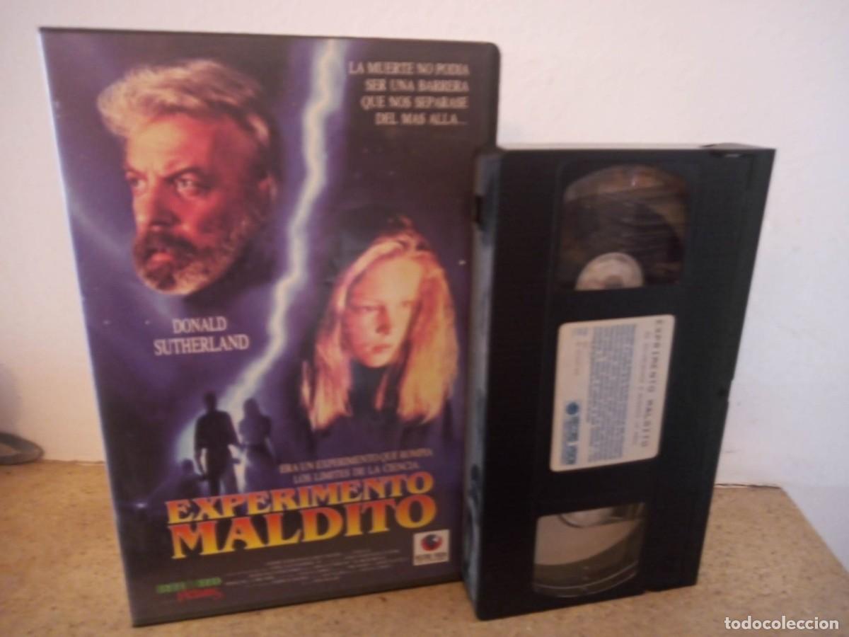 Cine: EXPERIMENTO MALDITO - VHS DE CAJA GRANDE CON DONALD SUTHERLAND