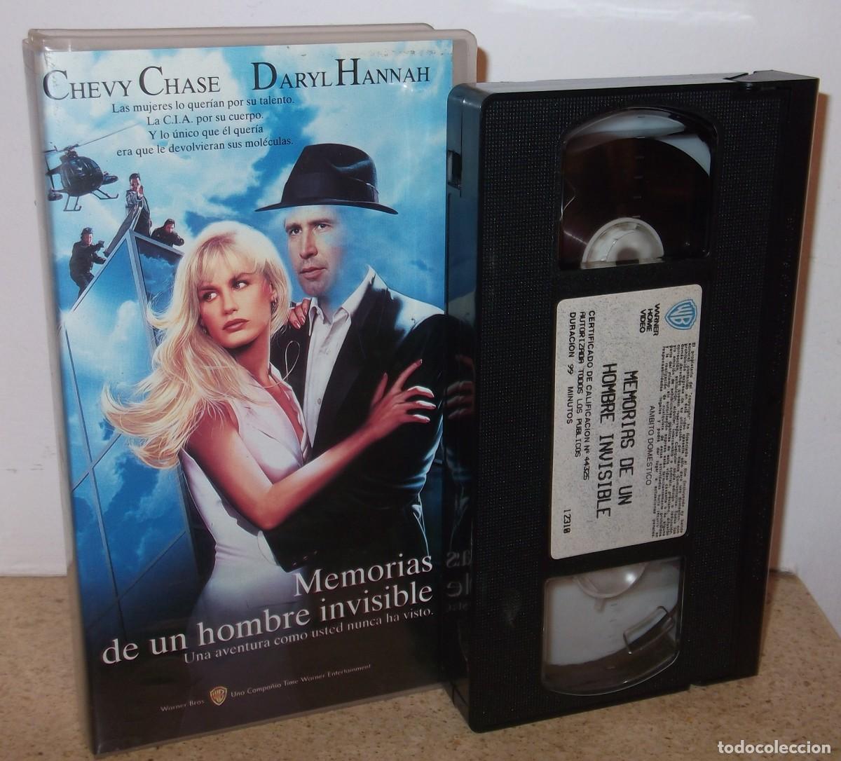 Cine: MEMORIAS DE UN HOMBRE INVISIBLE - VHS NUEVA USADA UNA VEZ, CON CHEVY CHASE