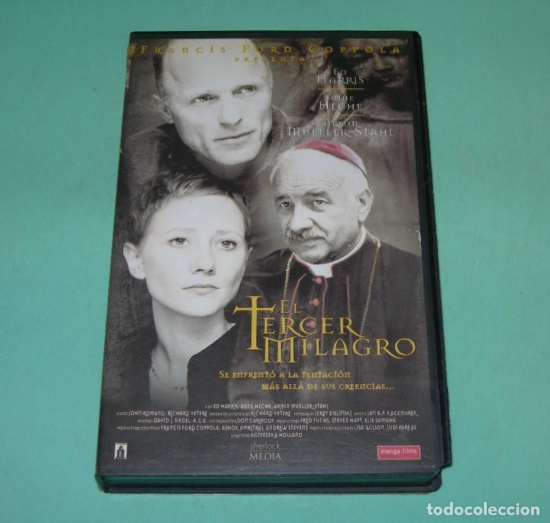 Cine: PEL&Iacute;CULA VHS EL TERCER MILAGRO - ED HARRIS - ANNE HECHE -
