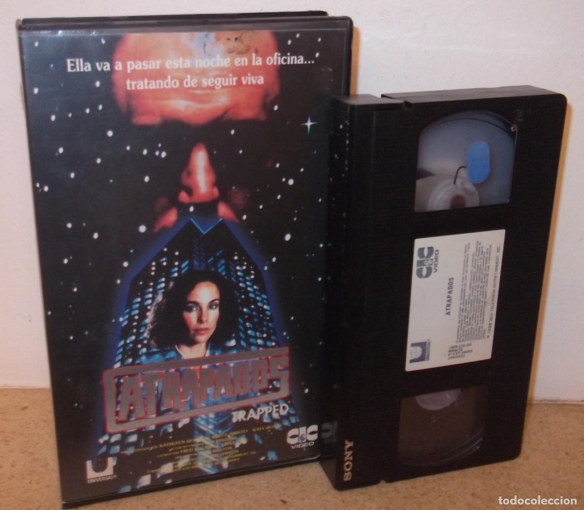 Cine: ATRAPADOS - VHS DE CAJA GRANDE CON BRUCE ABBOTT Y KATHLEEN QUINLAN