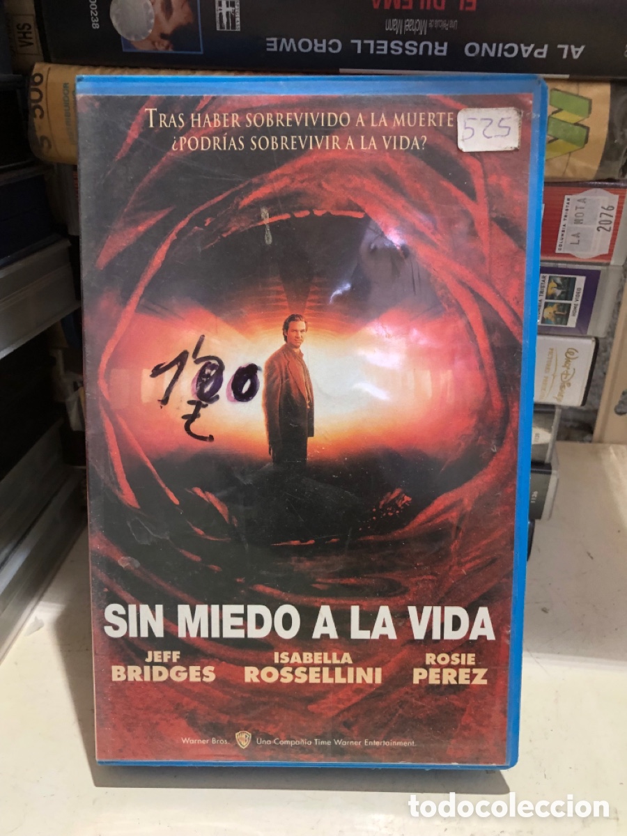 Cine: VHS V&Iacute;DEO CLUB SIN MIEDO S LA VIDA