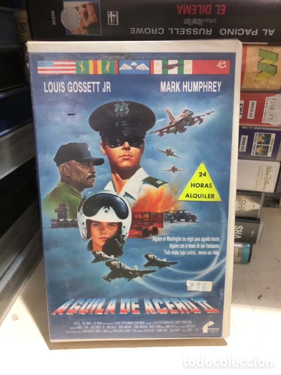 Cine: VHS V&Iacute;DEO CLUB AGUILAS DE ACERO 2