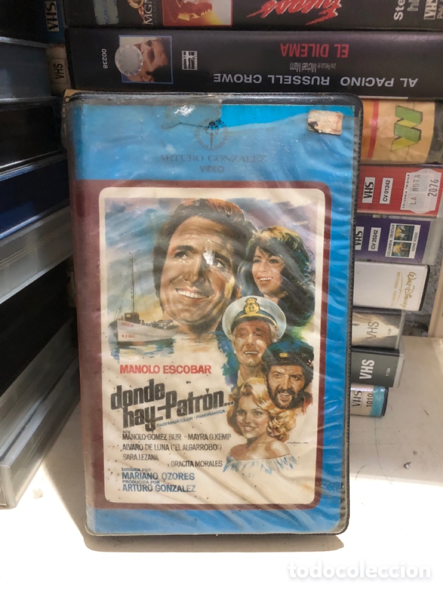 Cine: VHS V&Iacute;DEO CLUB DONDE HAY PATR&Oacute;N