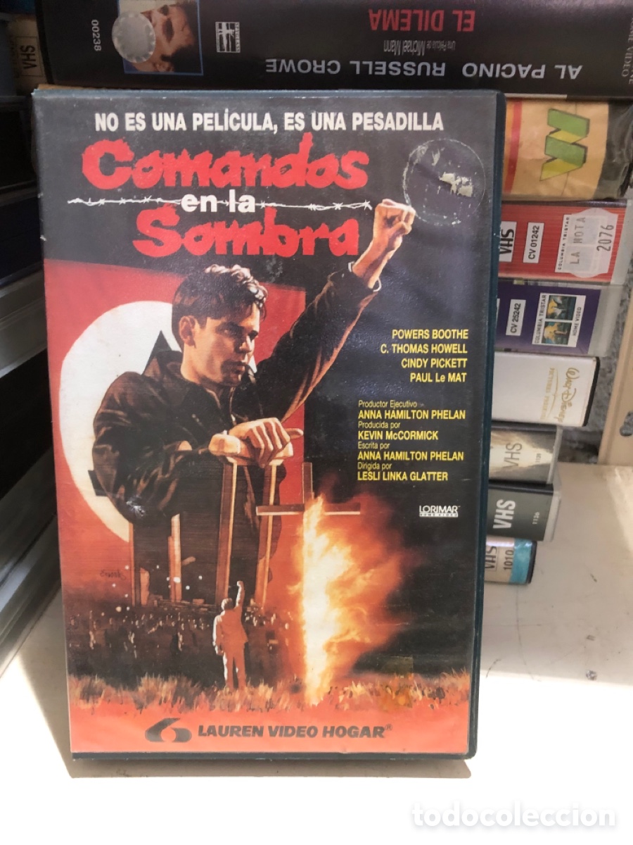 Cine: VHS V&Iacute;DEO CLUB COMANDOS EN LA SOMBRA
