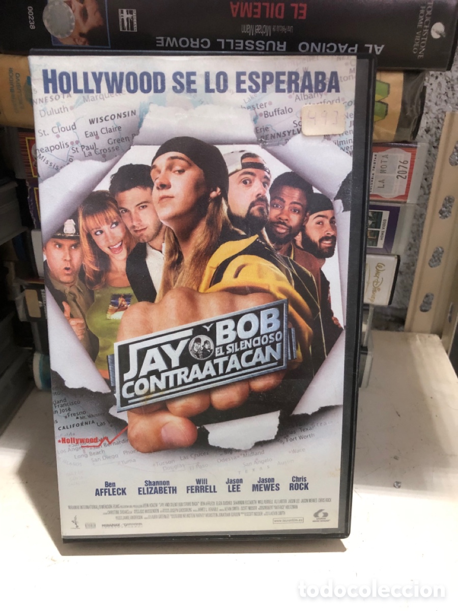 Cine: VHS V&Iacute;DEO CLUB JAY BOB CONTRA ATACAN