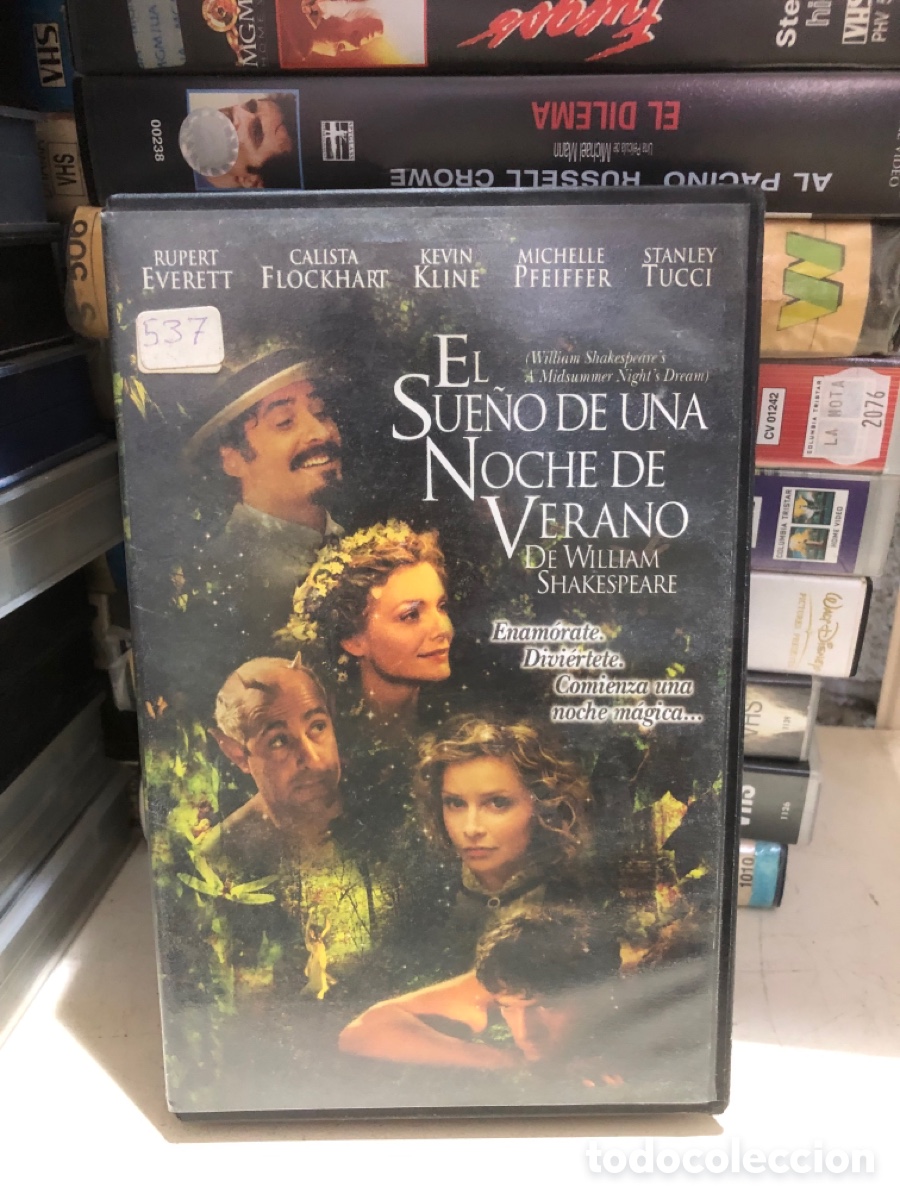 Cine: VHS V&Iacute;DEO CLUB EL SUE&Ntilde;O DE UNA NOCHE DE VERANO