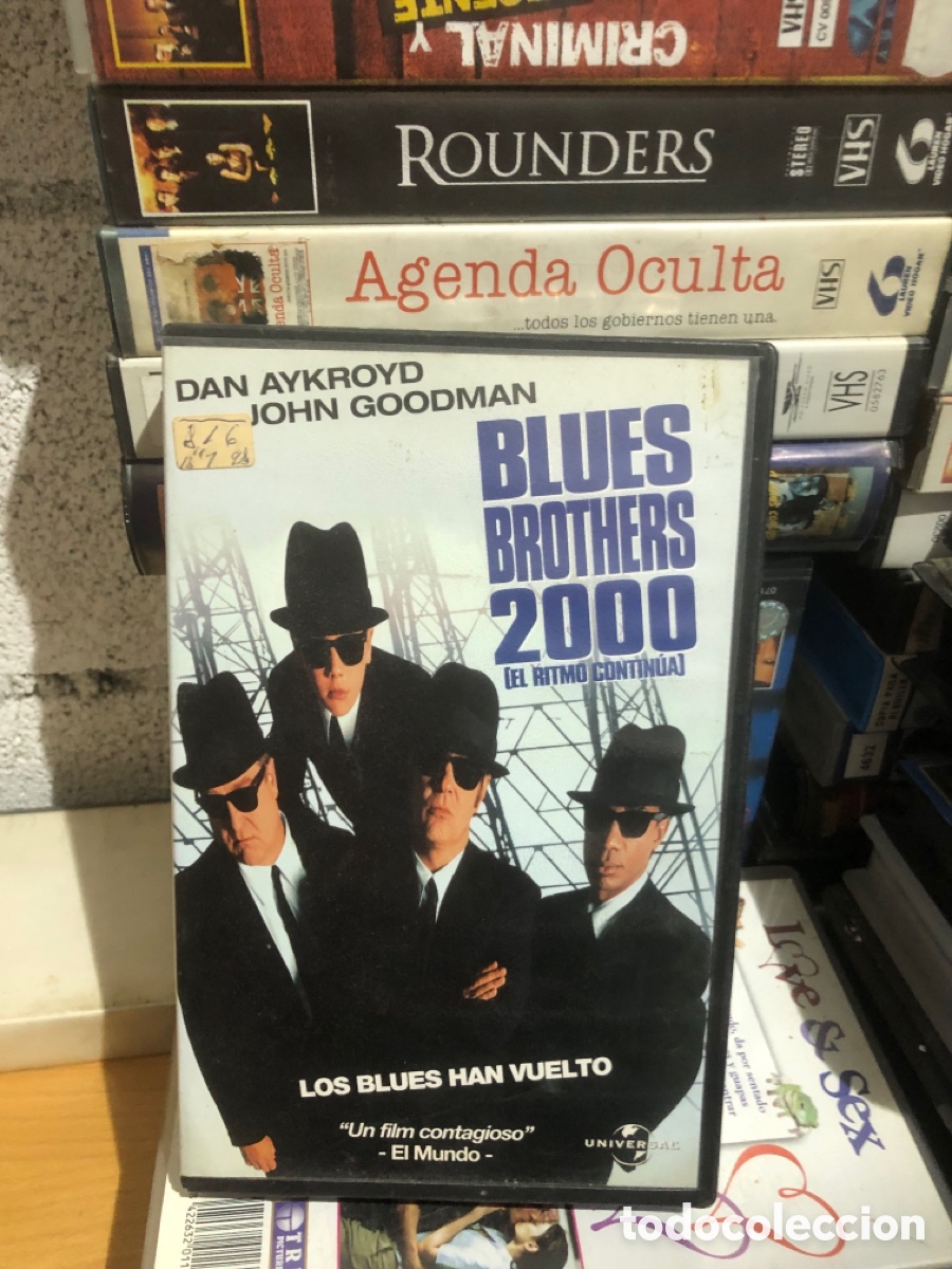 Cine: VHS V&Iacute;DEO CLUB BLUE BROTHERS 2000