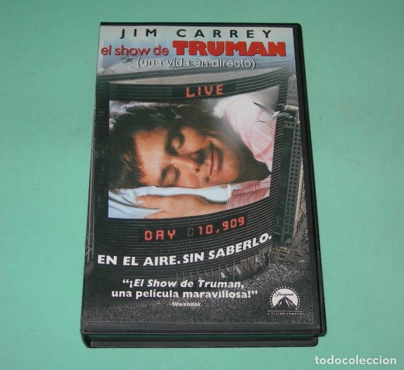 Cine: PEL&Iacute;CULA VHS EL SHOW DE TRUMAN - JIM CARREY - LAURA LINNEY -