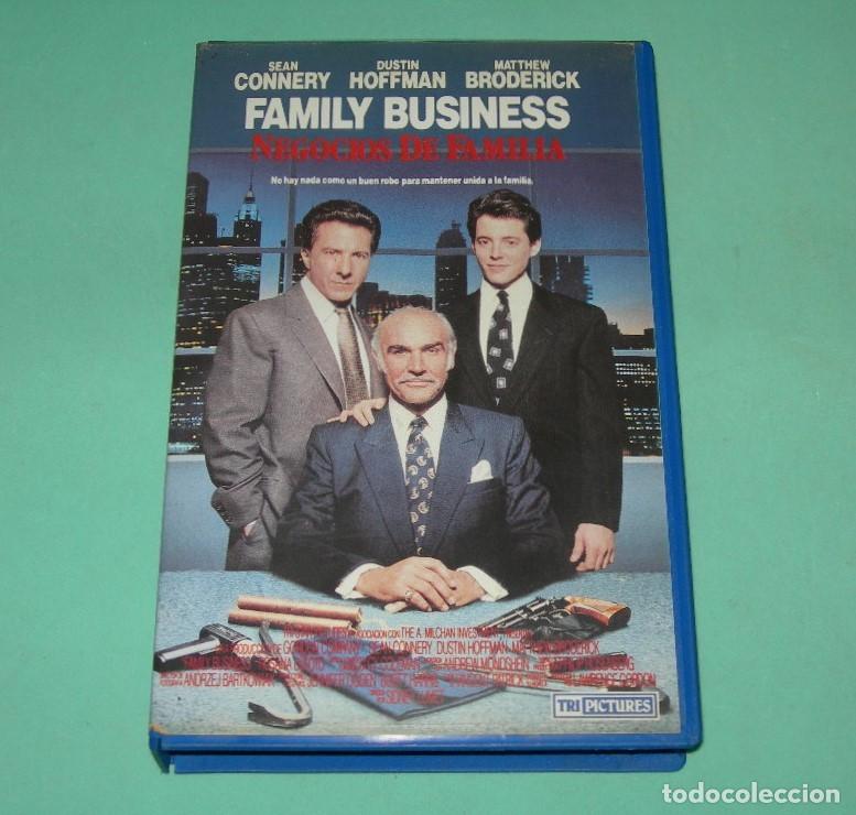 Cine: PEL&Iacute;CULA VHS FAMILY BUSINESS / NEGOCIOS DE FAMILIA - SEAN CONNERY - DUSTIN HOFFMAN -