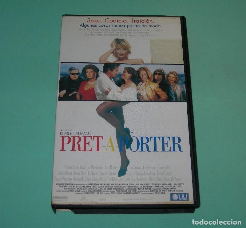 Cine: PEL&Iacute;CULA VHS PRET A PORTER - SOPHIA LOREN - JULIA ROBERTS -