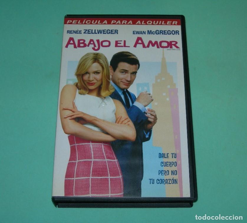 Cine: PEL&Iacute;CULA VHS ABAJO EL AMOR - REN&Eacute;E ZELLWEGER - EWAN McGREGOR -