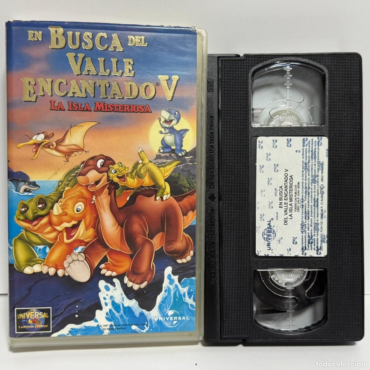 Cine: Charles Grosvenor ● En Busca del Valle Encantado V: La isla misteriosa ● [VHS]