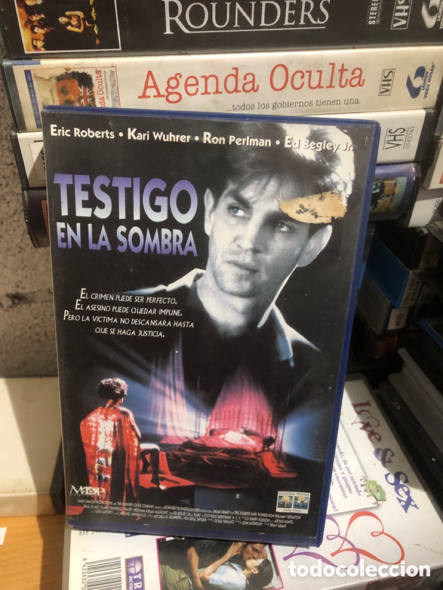 Cine: VHS V&Iacute;DEO CLUB TESTIGO EN LA SOMBRA