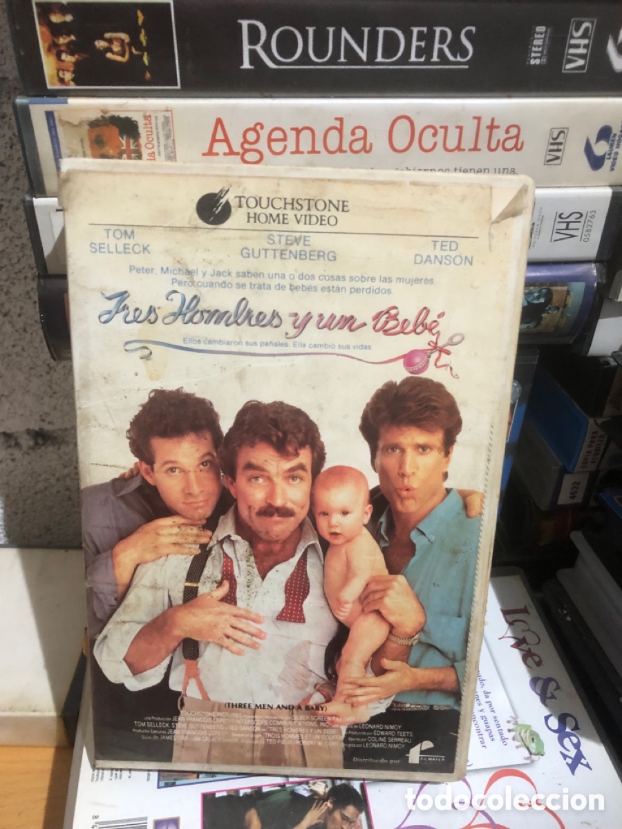 Cine: VHS V&Iacute;DEO CLUB TRES HOMBRES Y UN BIBER&Oacute;N