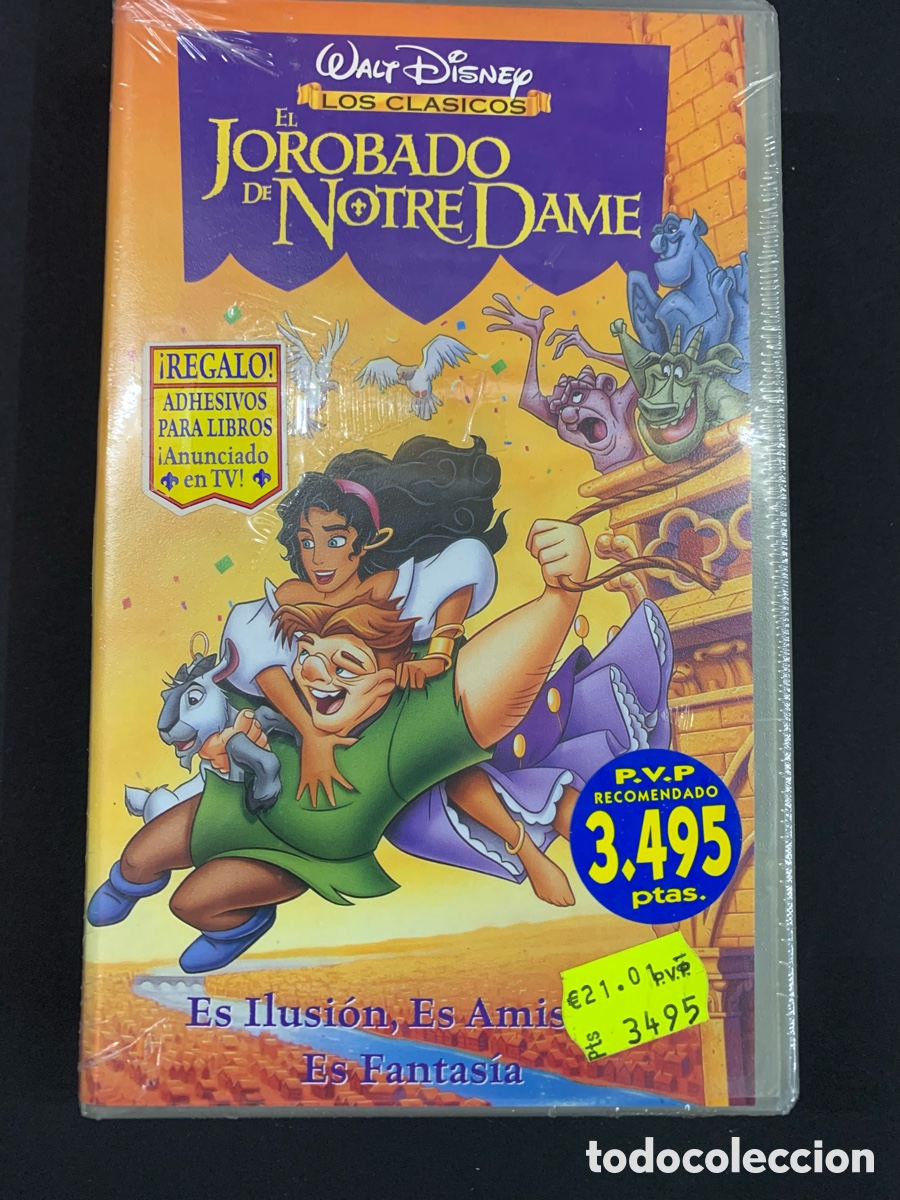 Cine: VHS Disney jorobado de notre Dame nuevo