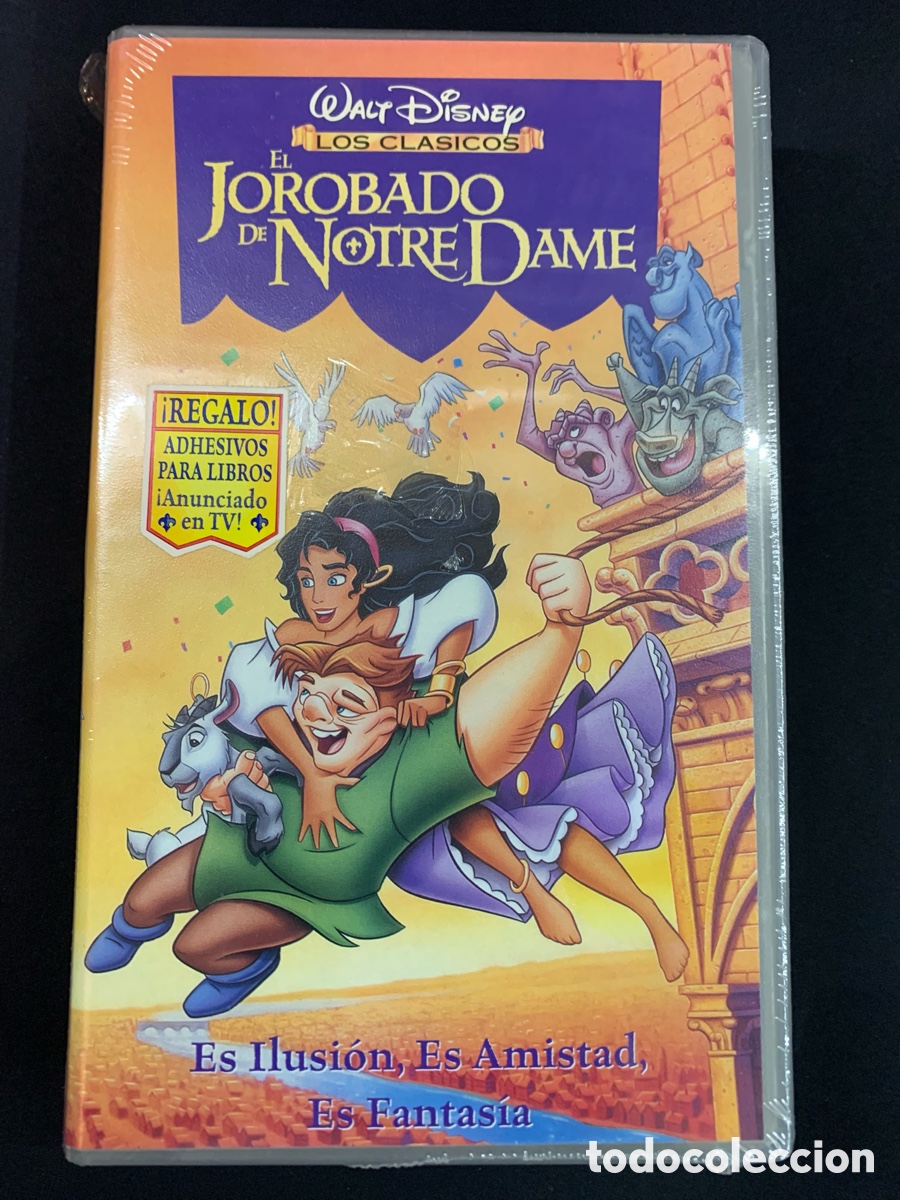 Cine: VHS Disney jorobado de notre dame nuevo