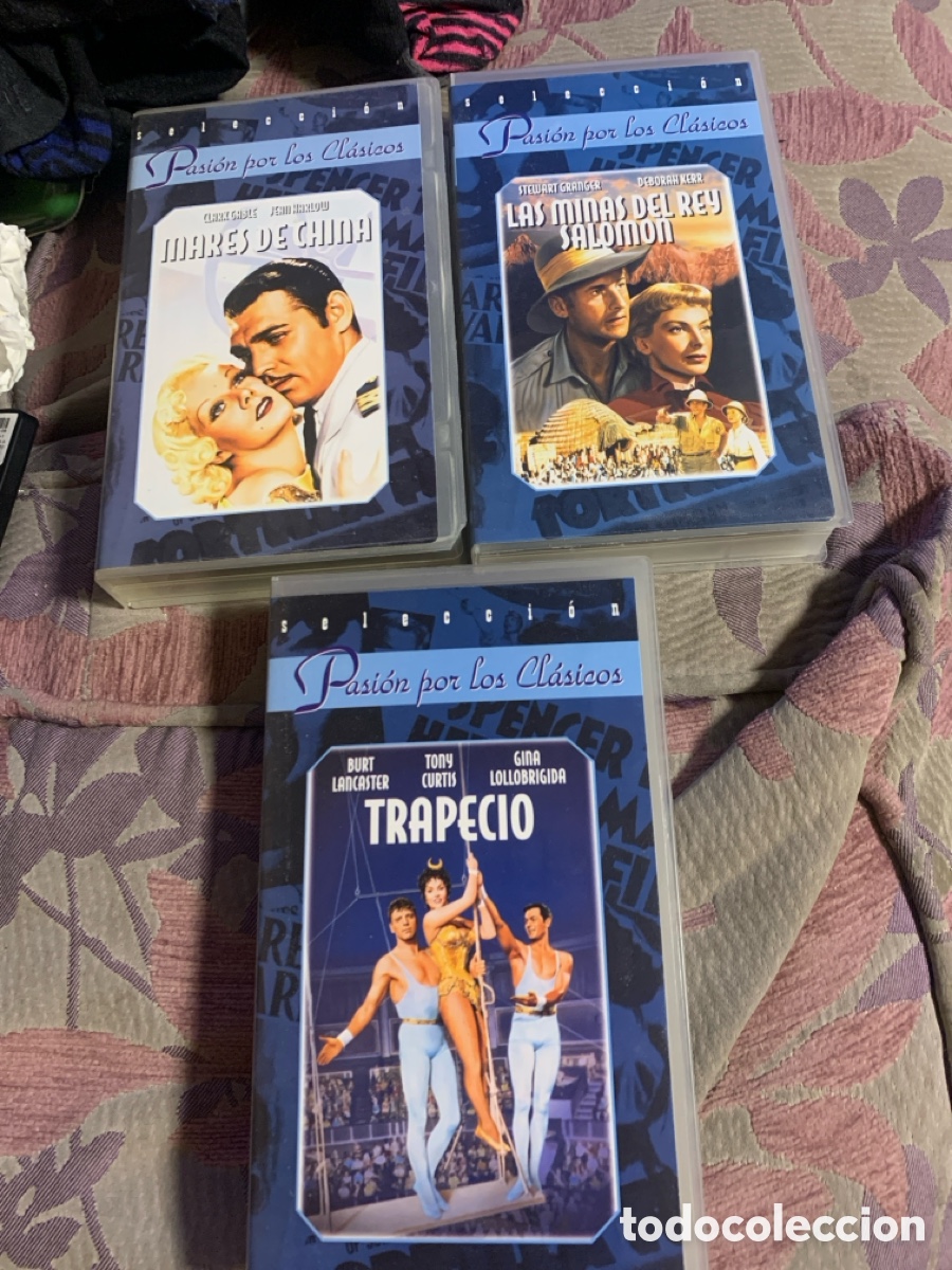 Cine: Lote VHS pasi&oacute;n por los cl&aacute;sicos