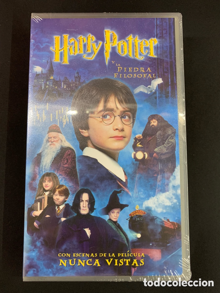 Cine: VHS harry potter piedra filosofal nuevo