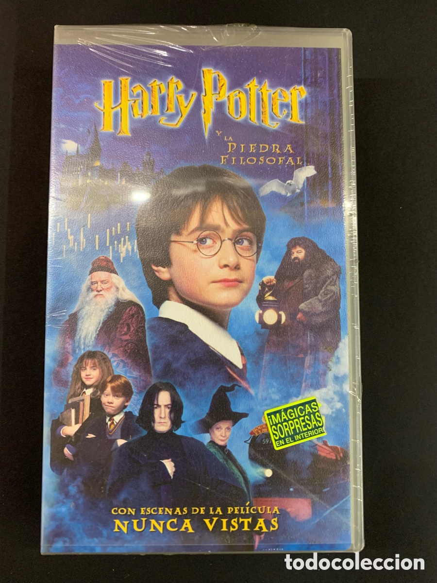 Cine: VHS Harry potter piedra filosofal nuevo