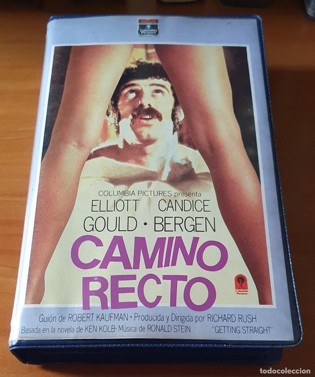 Cine: Pel&iacute;cula Vhs Camino Recto. Elliott Gould, Candice Bergen. CIC V&iacute;deo 1990 videoclub alquiler.