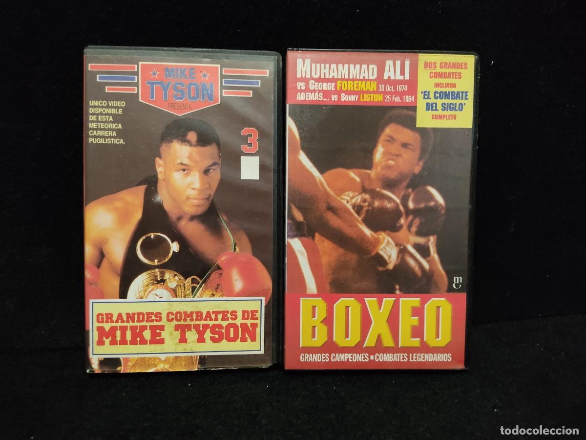 Cine: 2 CINTAS DE BOXEO - MIKE TYSON - MUHAMMAD ALI - FOREMAN