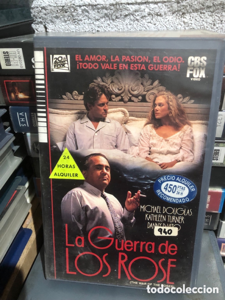 Cine: VHS V&Iacute;DEO CLUB LA GUERRA DE LOS ROSE