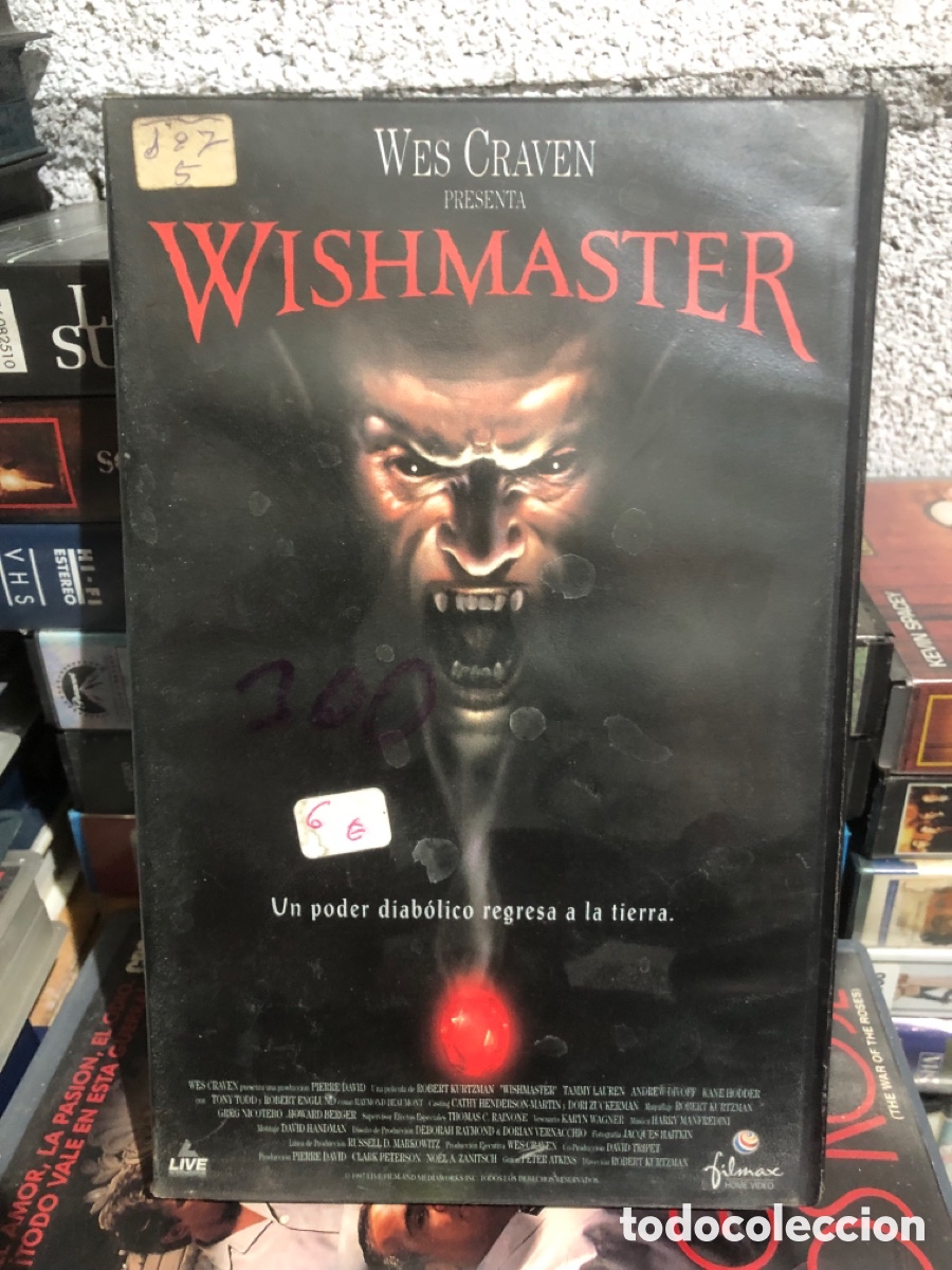 Cine: VHS V&Iacute;DEO CLUB WHISMSSTER