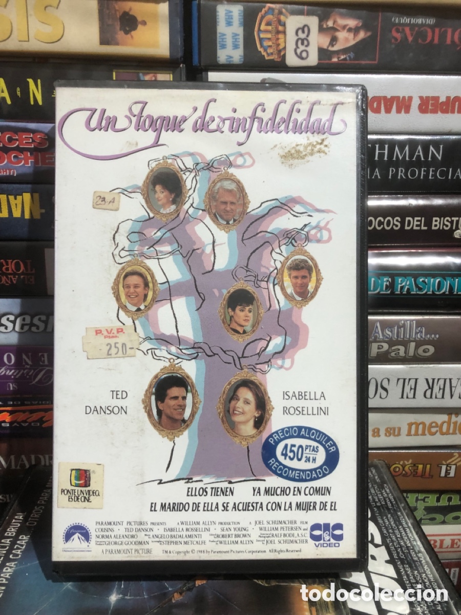 Cine: VHS V&Iacute;DEO CLUB UN TOQUE DE INFIDELIDAD