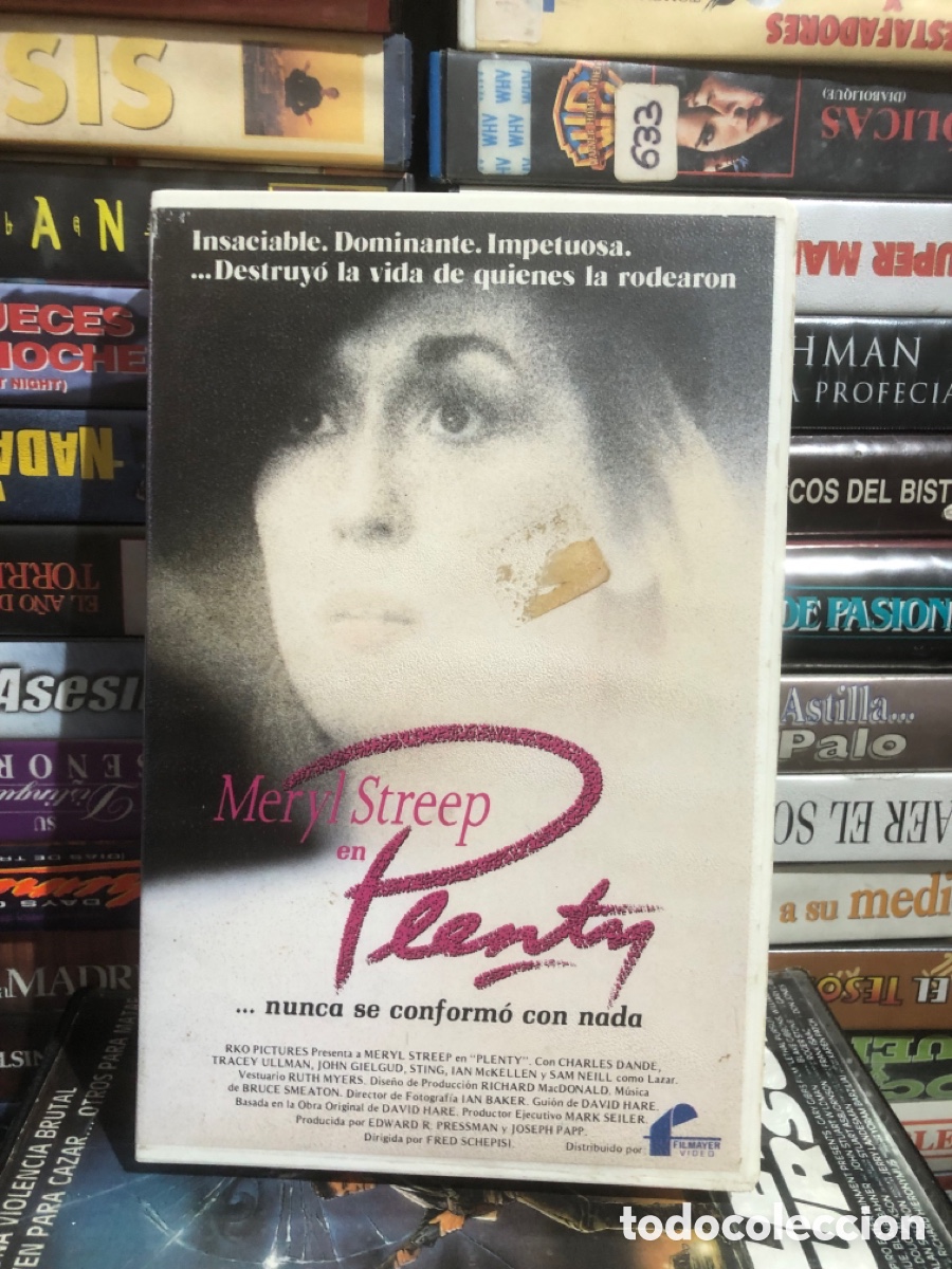 Cine: VHS V&Iacute;DEO CLUB PLENTY