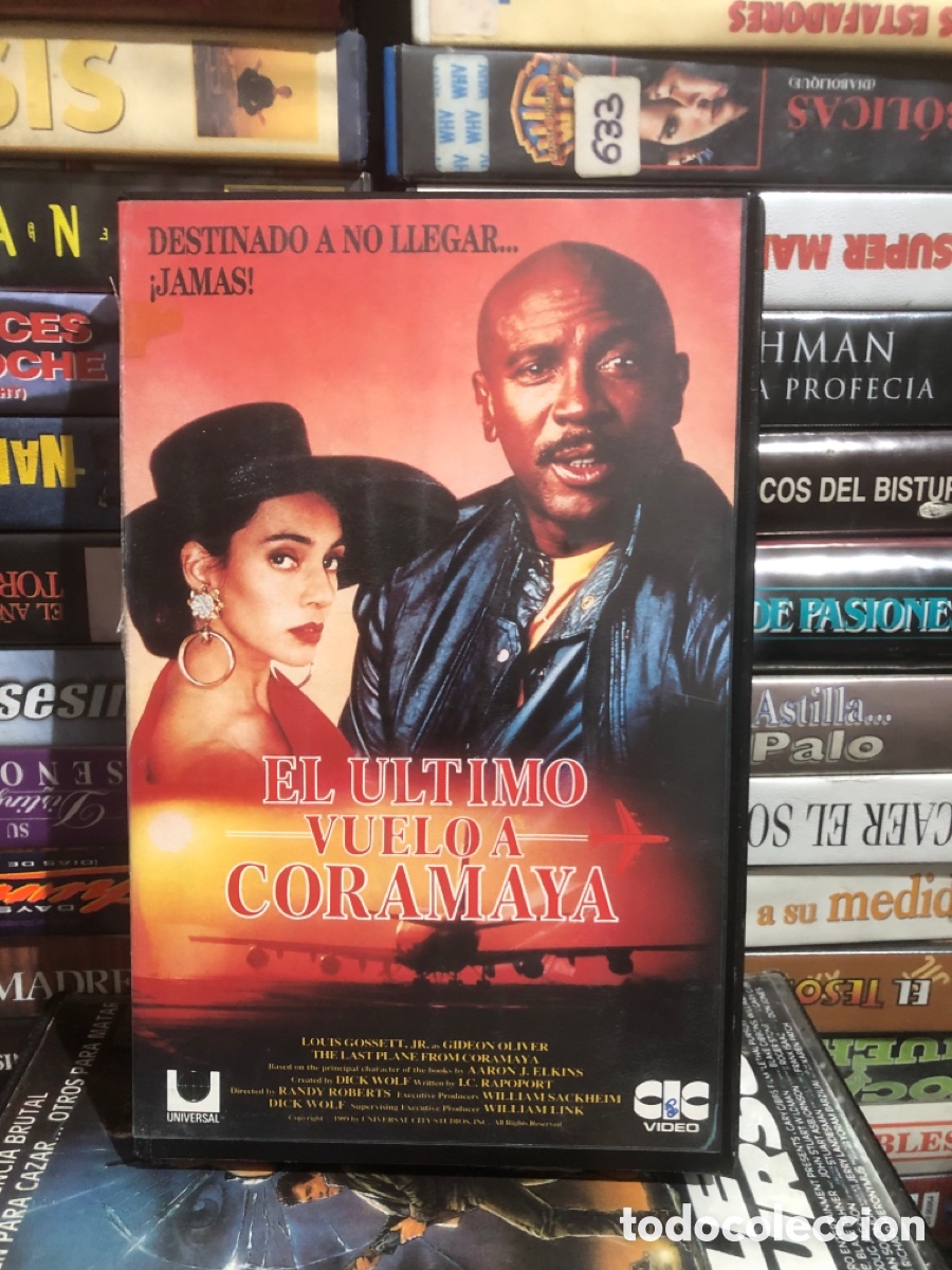 Cine: VHS V&Iacute;DEO CLUB EL &Uacute;LTIMO VUELO S COROMAYA