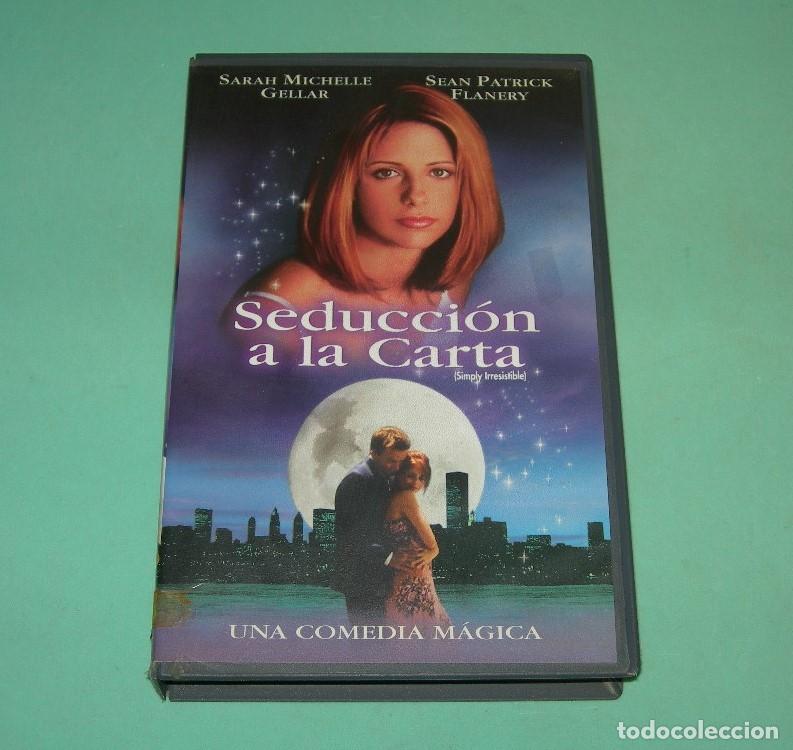 Cine: PEL&Iacute;CULA VHS SEDUCCI&Oacute;N A LA CARTA - SARAH MICHELLE GELLAR - SEAN PATRICK FLANERY -