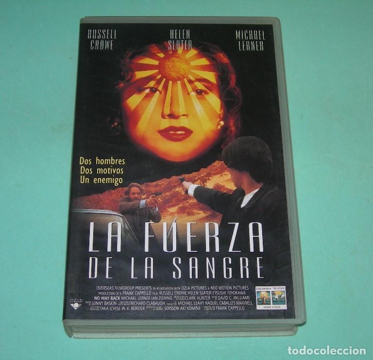 Cine: PEL&Iacute;CULA VHS LA FUERZA DE LA SANGRE - RUSSELL CROWE - HELEN SLATER -