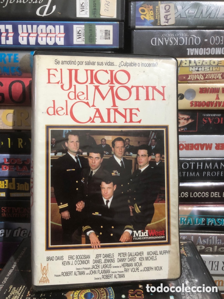 Cine: VHS V&Iacute;DEO CLUB EL JUICIO DEL MOT&Iacute;N DEL CAINE