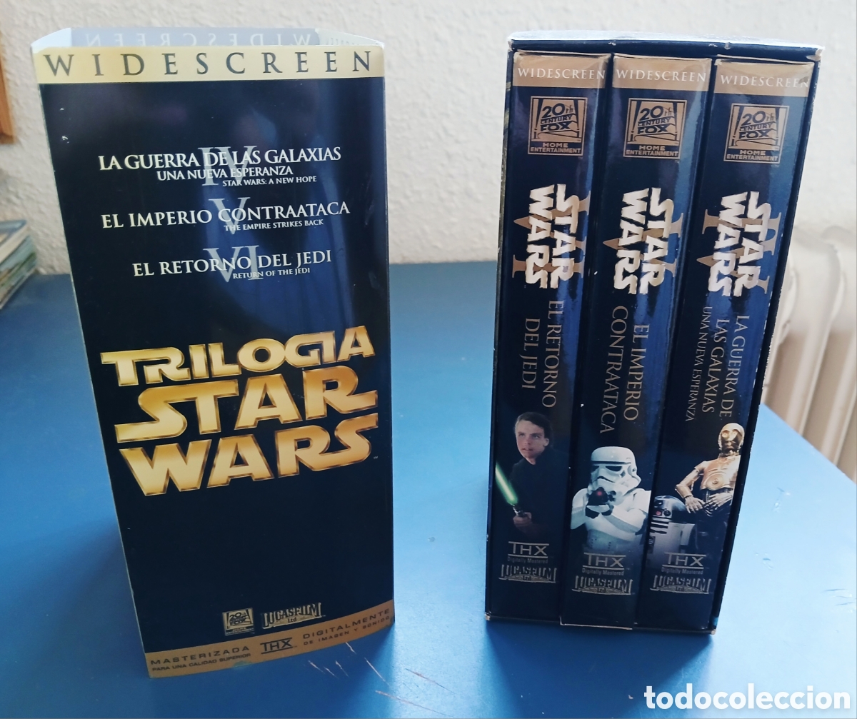 Cine: Trilogia star wars VHS edici&oacute;n remasterizada (widescreen)