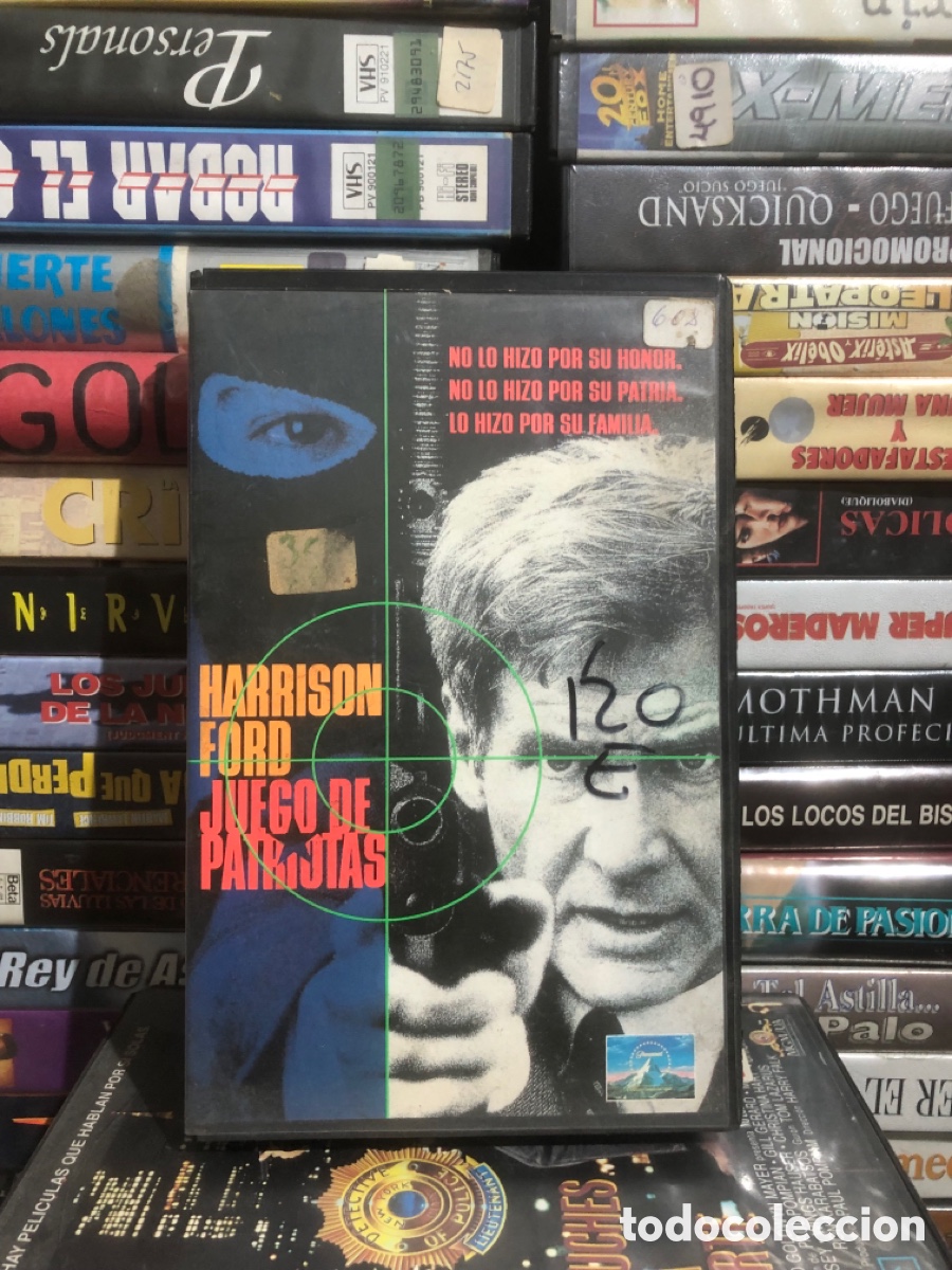 Cine: VHS V&Iacute;DEO CLUB JUEGO DE PATRIOTAS