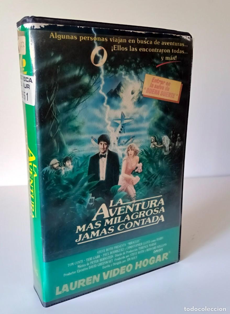 Cine: PELICULA VHS LA AVENTURA MAS MILAGROSA JAMAS CONTADA