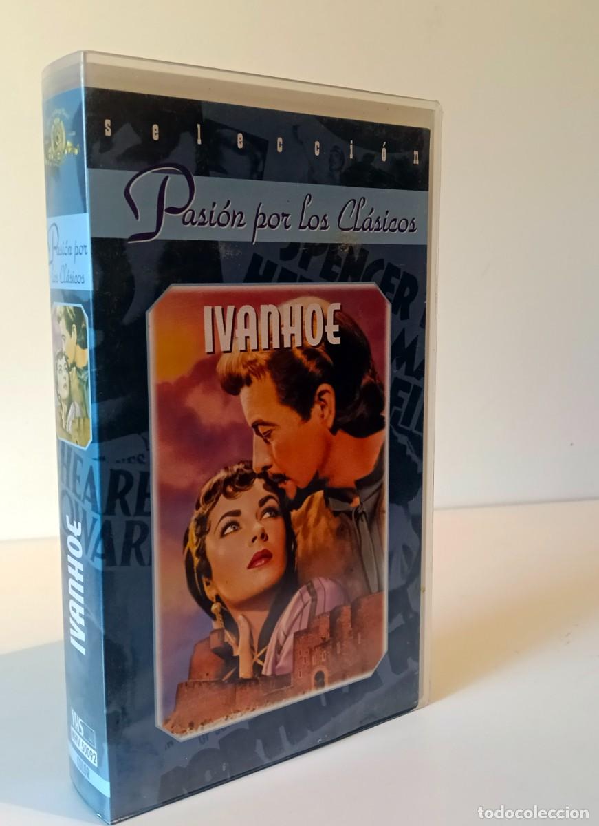 Cine: PELICULA VHS IVANHOE (ROBERT TAYLOR, ELIZABETH TAYLOR, JOAN FONTAINE) PASI&Oacute;N POR LOS CL&Aacute;SICOS