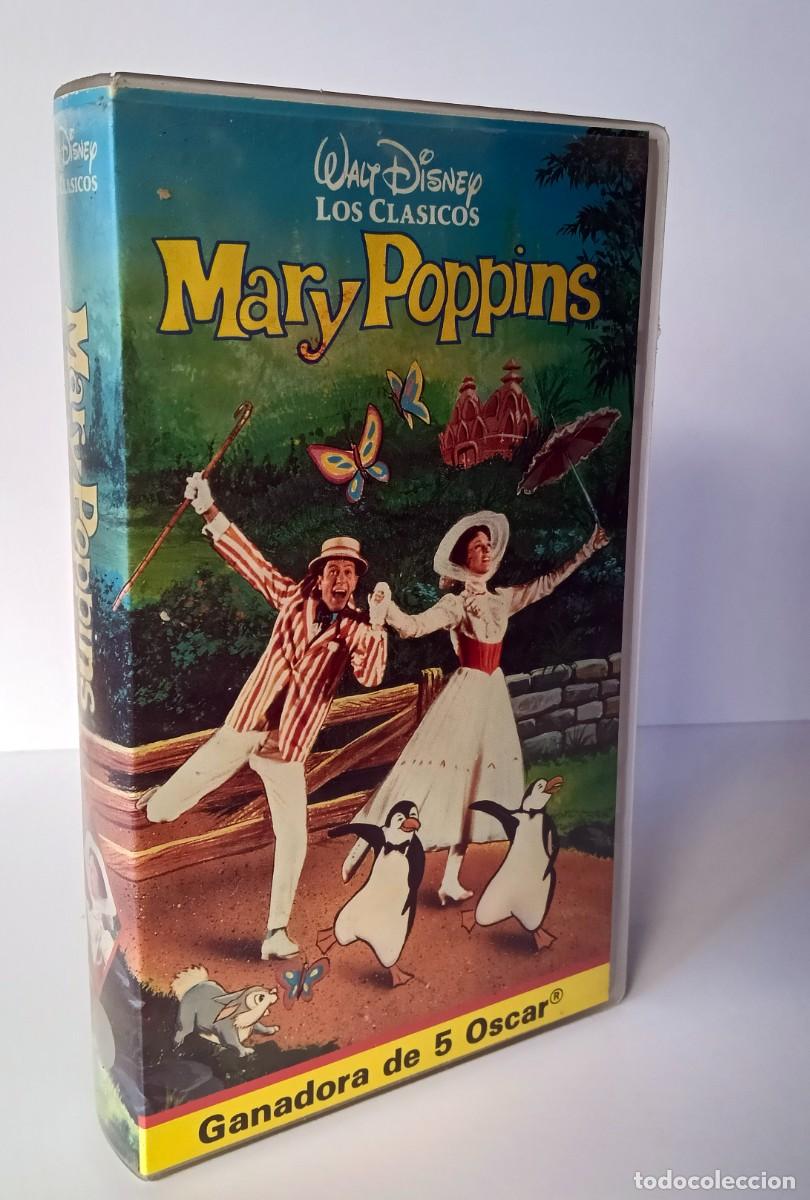 Cine: PELICULA VHS MARY POPPINS (LOS CL&Aacute;SICOS DE WALT DISNEY)