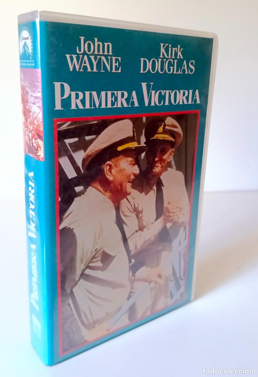 Cine: PEL&Iacute;CULA VHS PRIMERA VICTORIA (KIRK DOUGLAS, JOHN WAYNE)