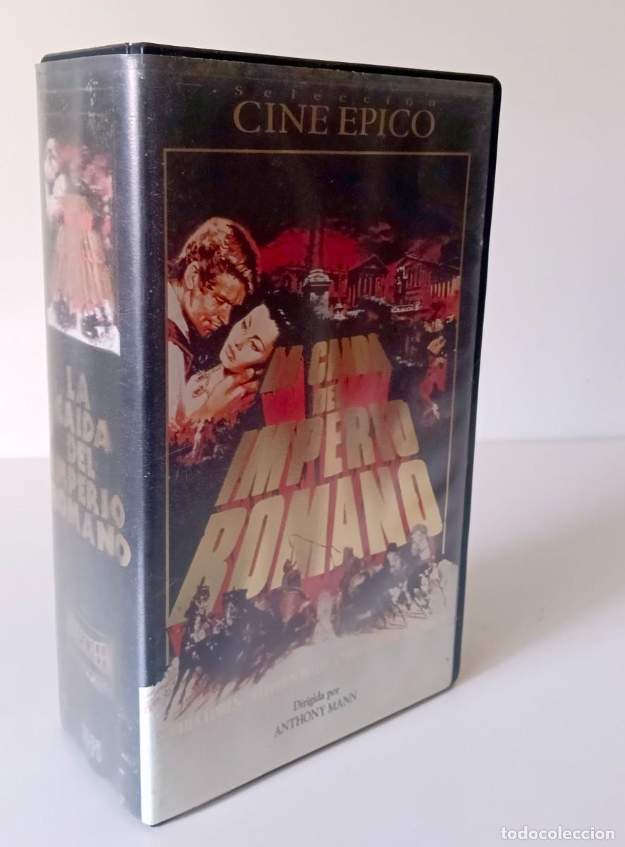 Cine: DOBLE VHS LA CA&Iacute;DA DEL IMPERIO ROMANO (EDICI&Oacute;N ESPECIAL) SOPHIA LOREN