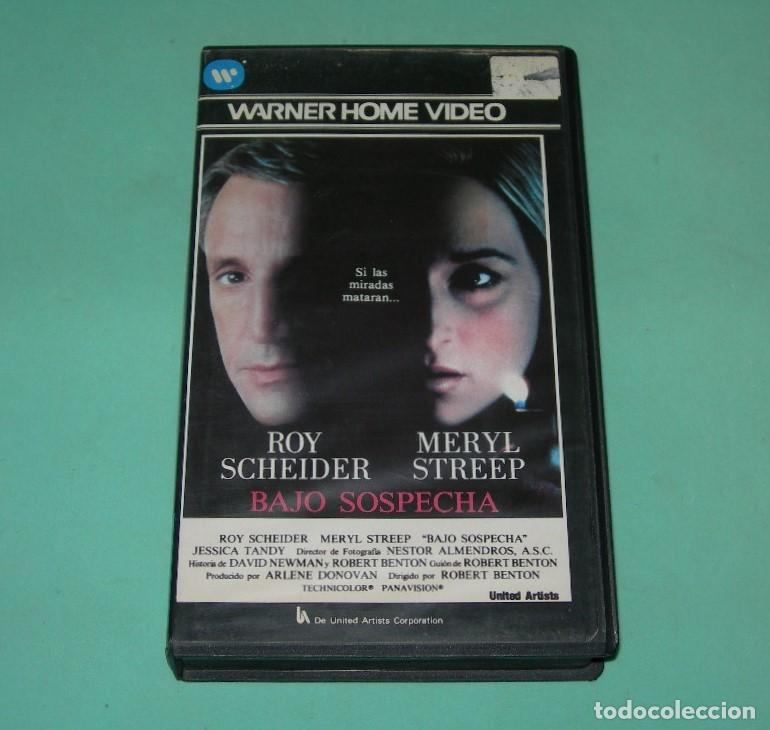 Cine: PEL&Iacute;CULA VHS BAJO SOSPECHA - ROY SCHEIDER - MERYL STREEP -