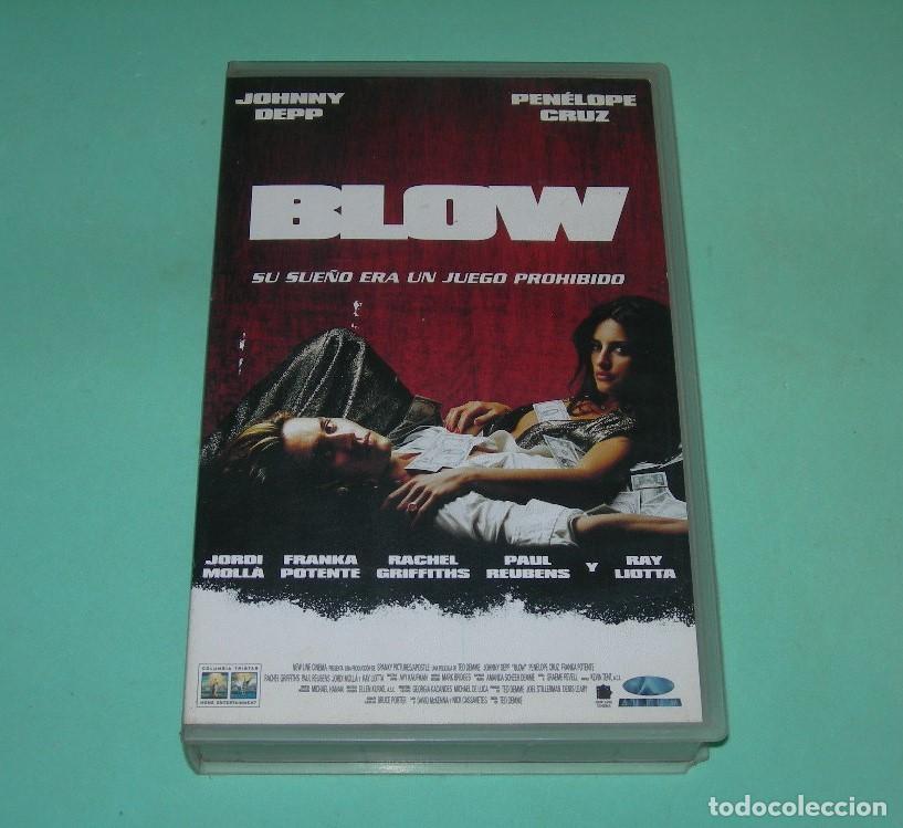 Cine: PEL&Iacute;CULA VHS BLOW - PEN&Eacute;LOPE CRUZ - JOHNNY DEPP -