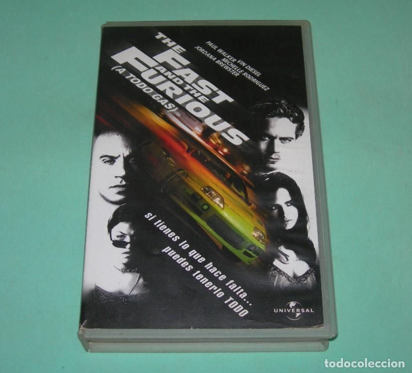 Cine: PEL&Iacute;CULA VHS THE FAST AND THE FURIOUS - A TODO GAS - VIN DIESEL - PAUL WALKER -