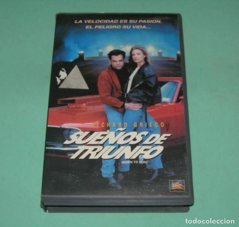 Cine: PEL&Iacute;CULA VHS SUE&Ntilde;OS DE TRIUNFO - RICHARD GRIECO - JAY ACOVONE -