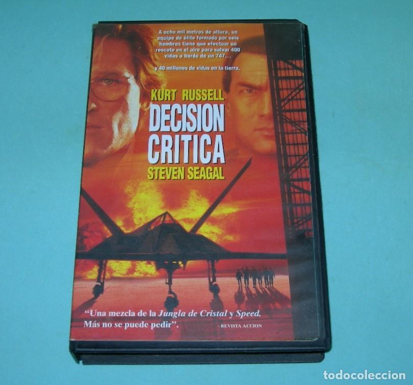 Cine: PEL&Iacute;CULA VHS DECISI&Oacute;N CR&Iacute;TICA - KURT RUSSELL - STEVEN SEAGAL -