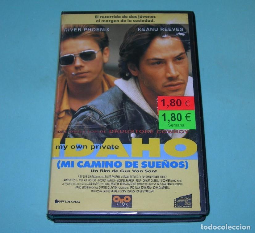 Cine: PEL&Iacute;CULA VHS MI CAMINO DE SUE&Ntilde;OS - RIVER PHOENIX - KEANU REEVES -