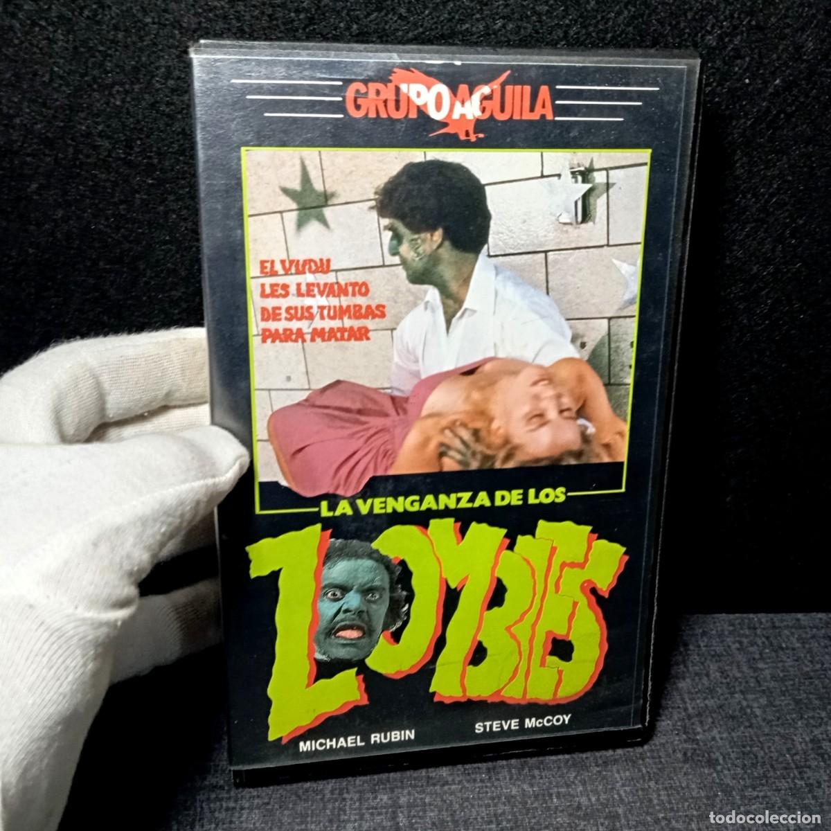Cine: La Venganza de los Zombies VHS Grupo Aguila 1988 Mario Bianchi Cine Terror Culto Zombis Pelicula