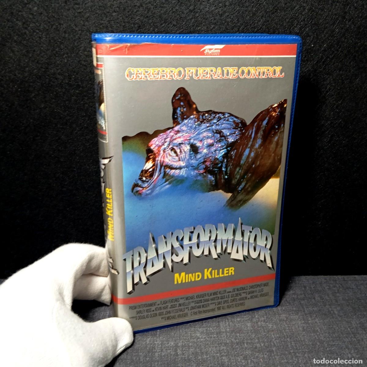 Cine: Cinta VHS Transformator (Mind Killer / Cerebro Fuera de Control 1987) SkyLink Pictures Terror Culto